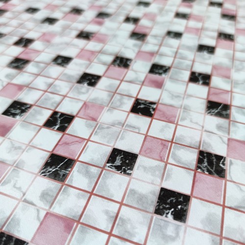 Самоклеющаяся пленка «Розовая мозаика» 0,45х10м (KN-X0187-1) - фото 1