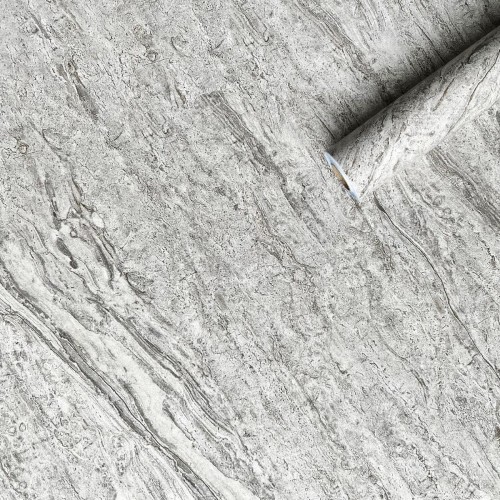 Самоклеющаяся пленка «Бело-серый мрамор» 0,45х10м (2034-2)
