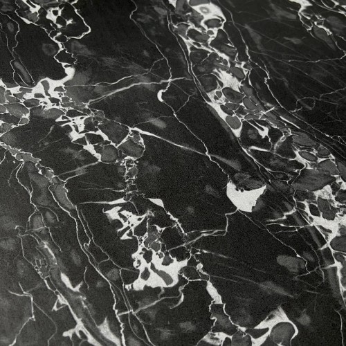 Самоклеющаяся пленка «Черный мрамор с белым» 0,45х10мх0,07мм (2016-1) - фото 1