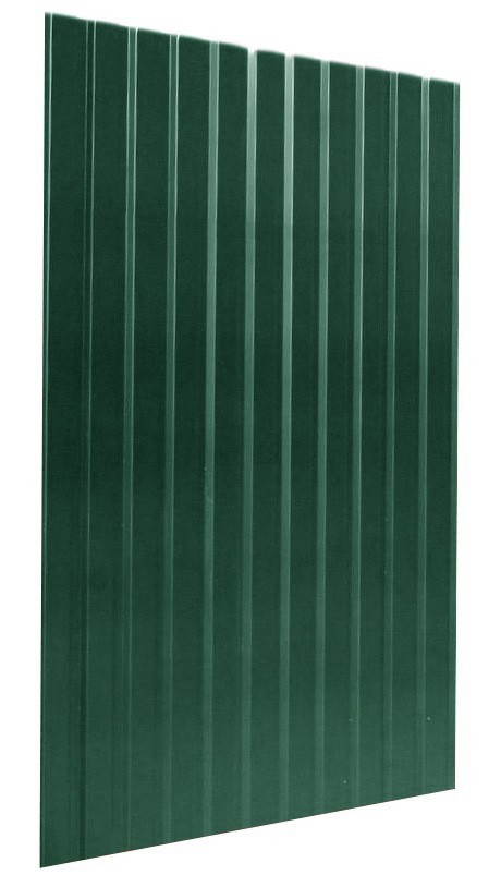 Профнастил С-10 (6005 зеленый) 1195x1800x0,45мм.