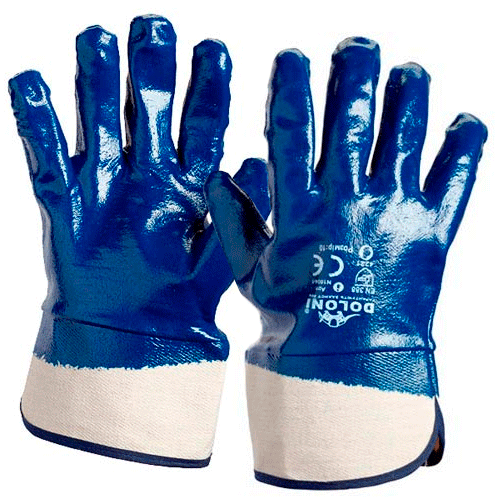 Перчатки DOLONI (851) маслобензостойкие синие